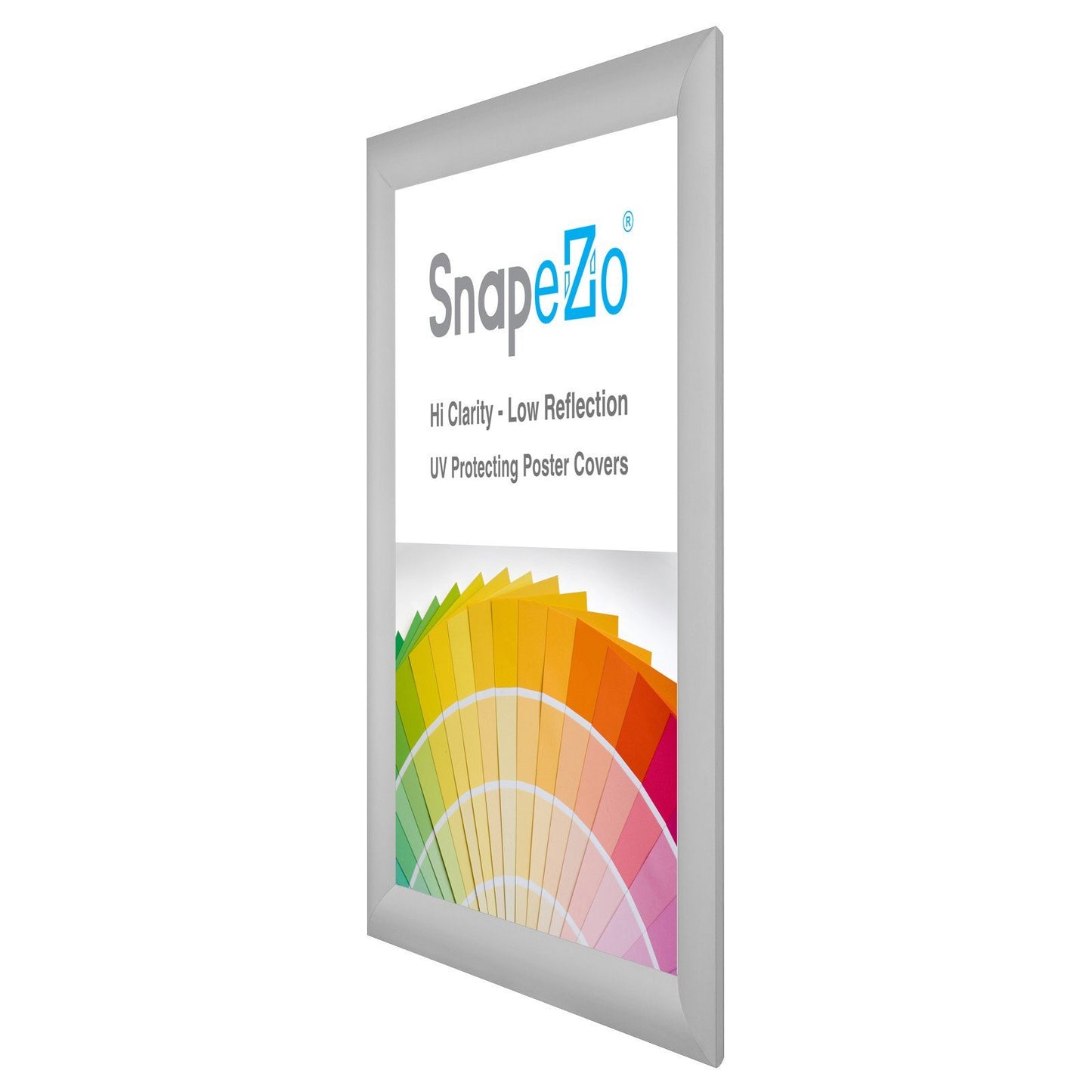 36x48 Silver SnapeZo® Snap Frame - 2.2" Profile