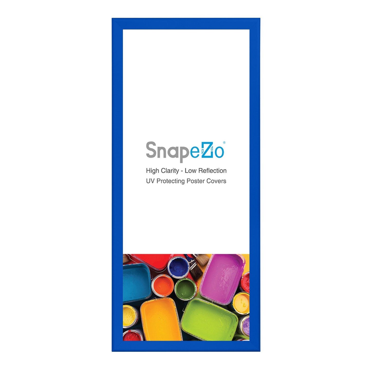 22x56 Blue SnapeZo® Snap Frame - 1.7" Profile