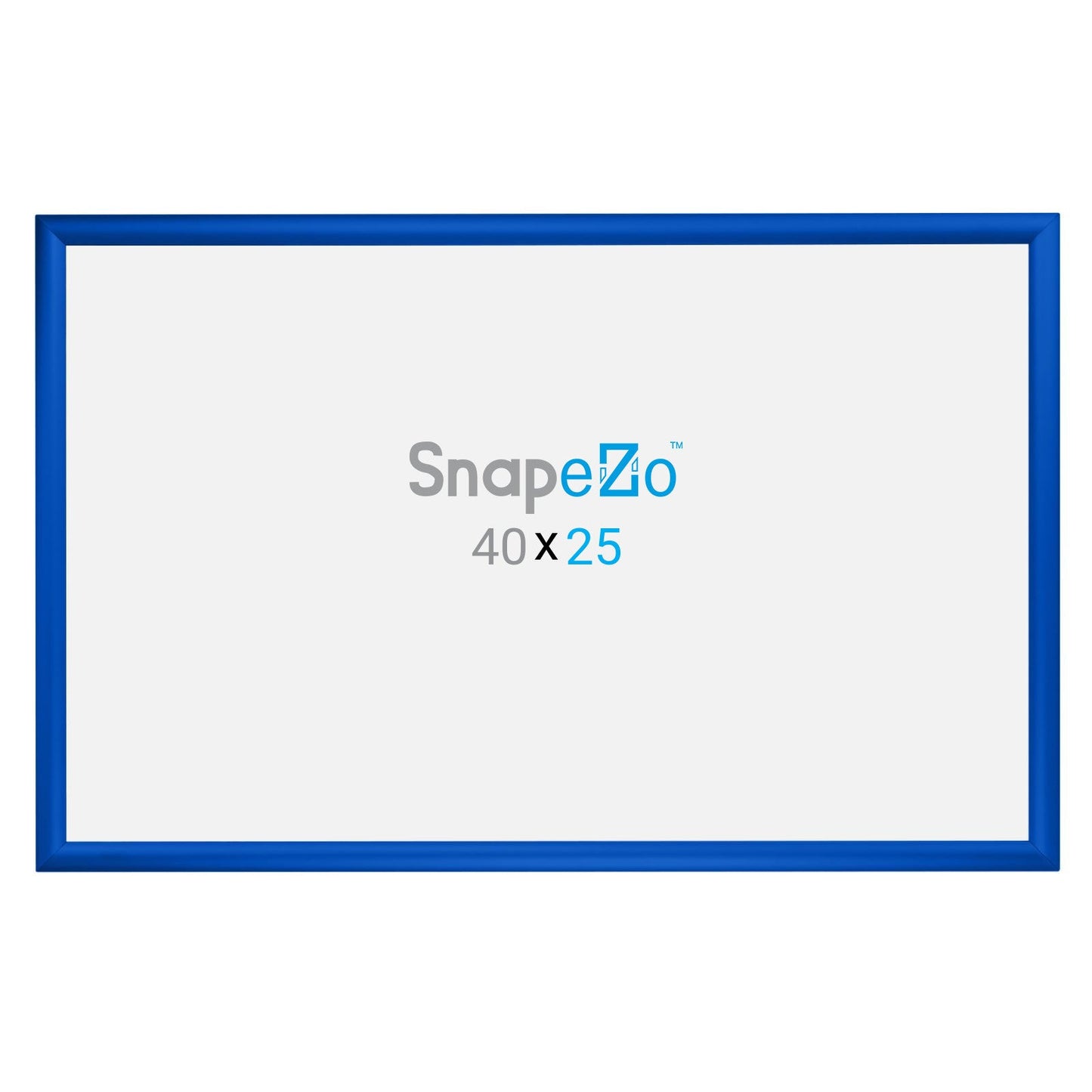25x40 Blue SnapeZo® Snap Frame - 1.2" Profile