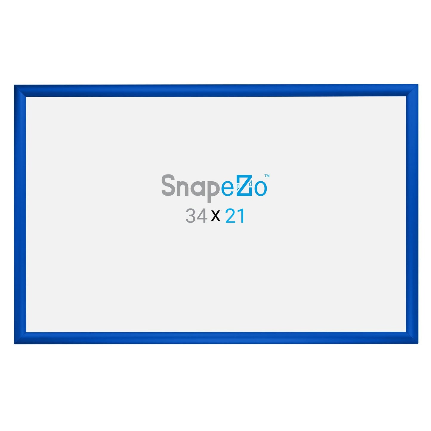 21x34 Blue SnapeZo® Snap Frame - 1.2" Profile