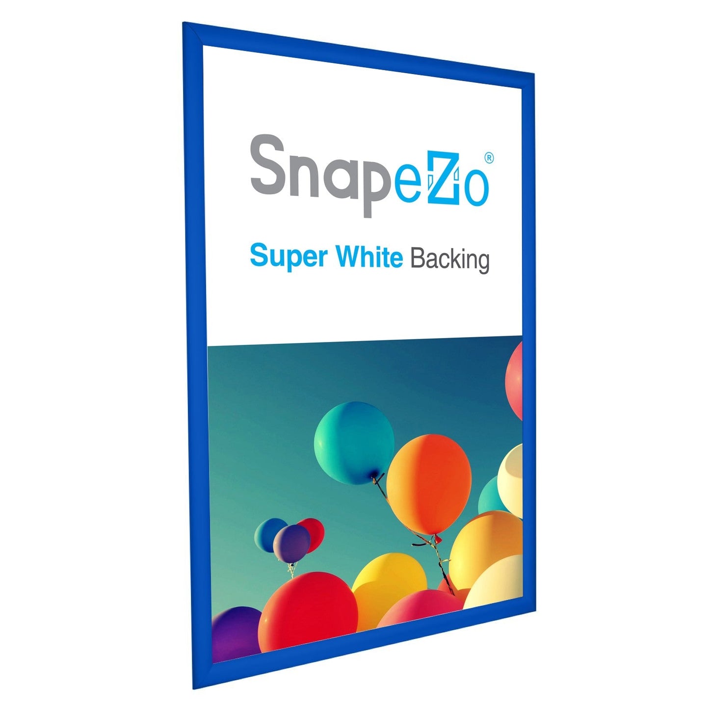 21x34 Blue SnapeZo® Snap Frame - 1.2" Profile