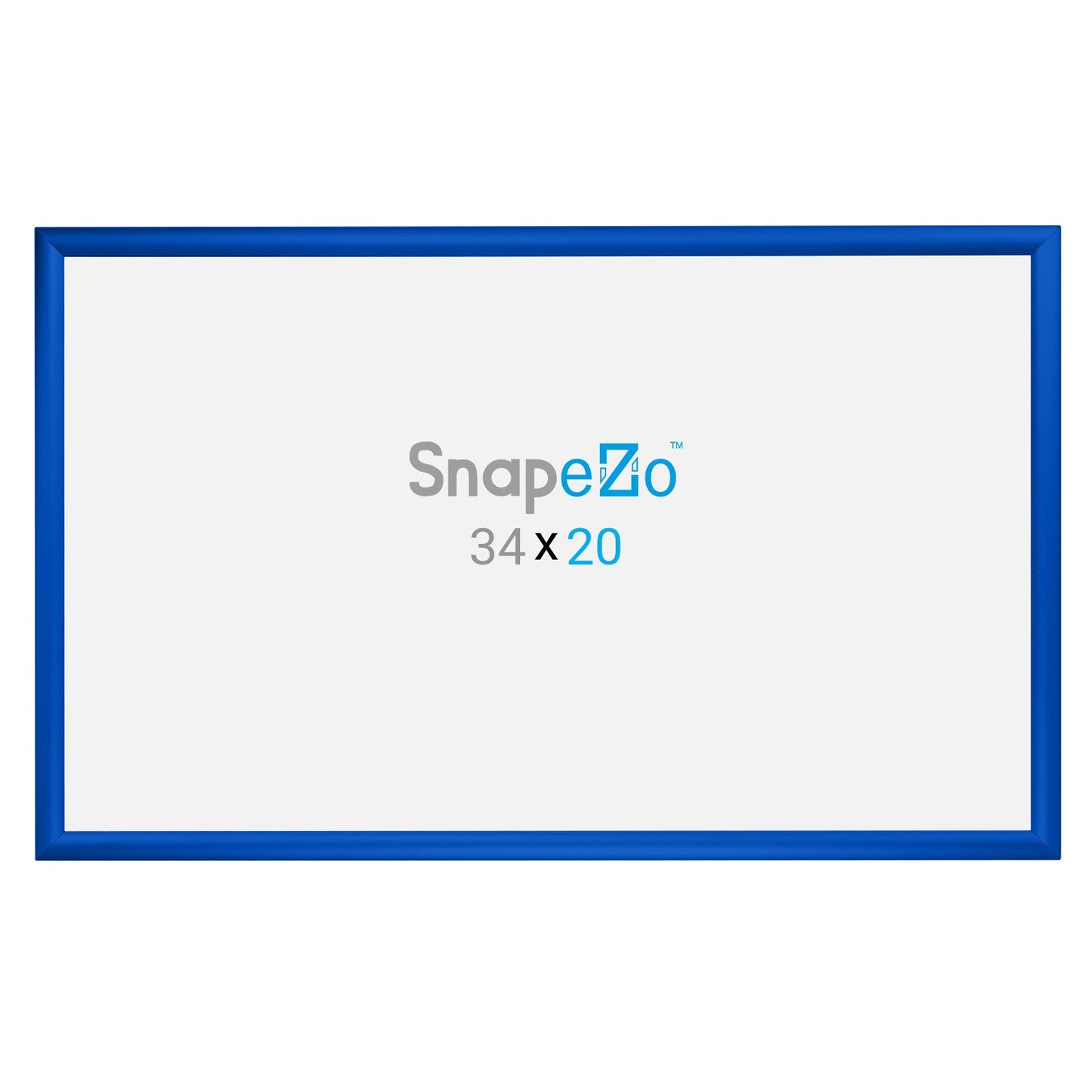20x34 Blue SnapeZo® Snap Frame - 1.2" Profile