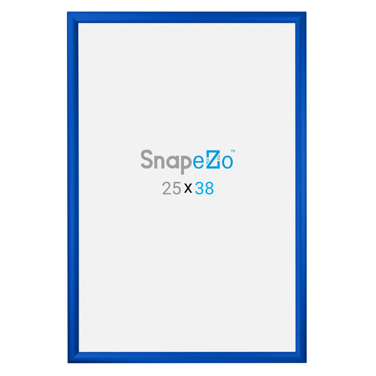 Load image into Gallery viewer, 25x38 Blue SnapeZo® Snap Frame - 1.2&amp;quot; Profile
