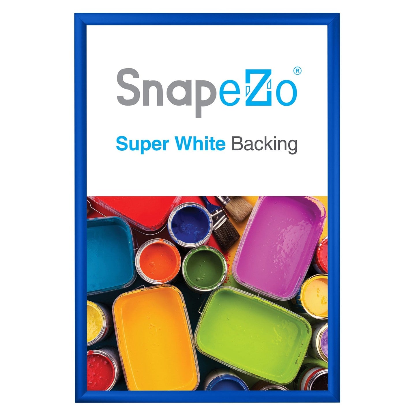 21x32 Blue SnapeZo® Snap Frame - 1.2" Profile