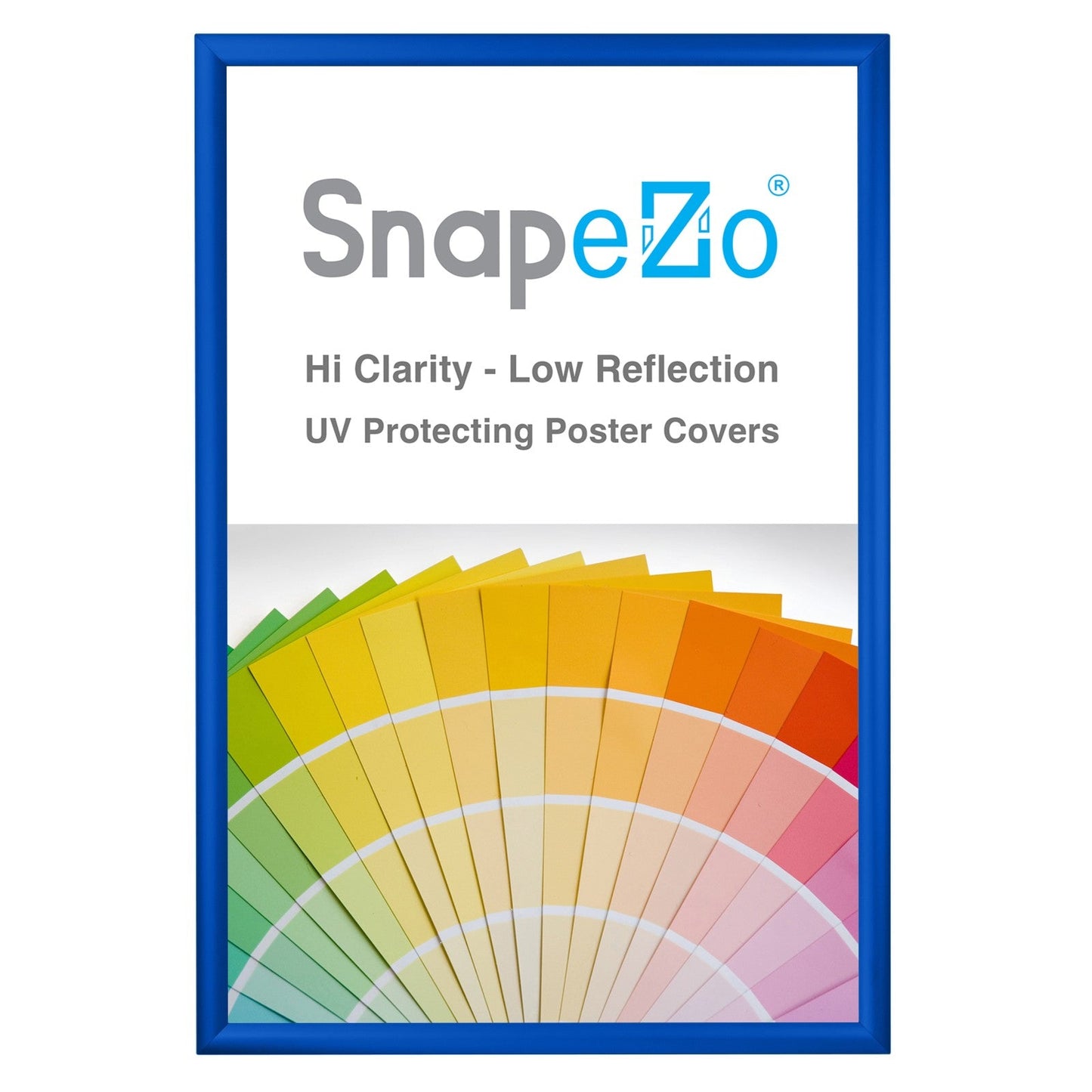 25x37 Blue SnapeZo® Snap Frame - 1.2" Profile