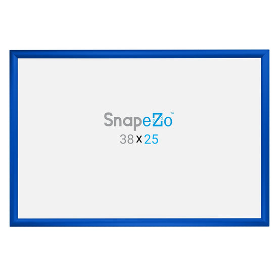 Load image into Gallery viewer, 25x38 Blue SnapeZo® Snap Frame - 1.2&amp;quot; Profile
