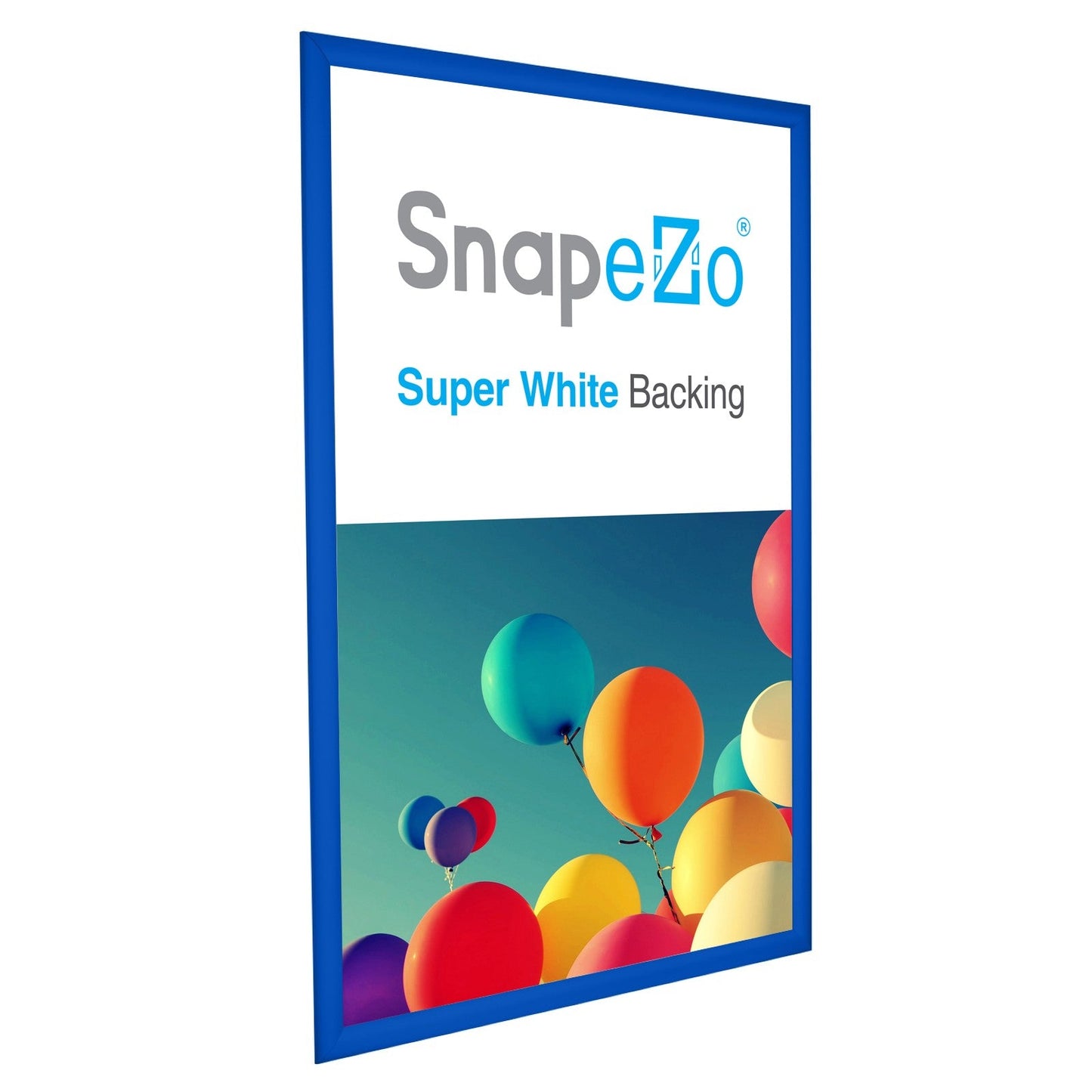 Load image into Gallery viewer, 27x41 Blue SnapeZo® Snap Frame - 1.2&amp;quot; Profile

