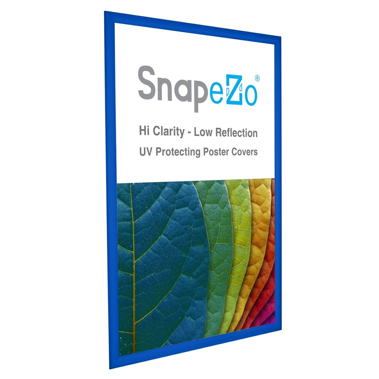 22x34 Blue SnapeZo® Snap Frame - 1.2" Profile