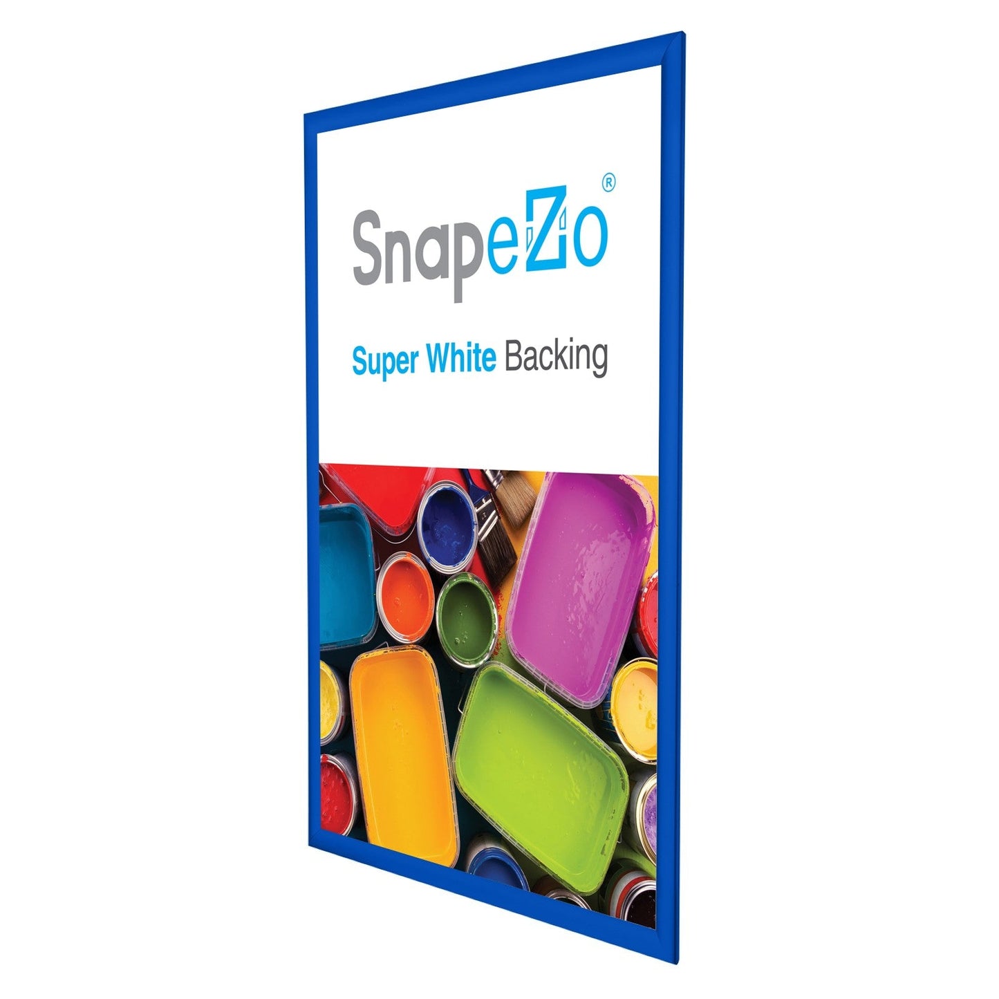 Load image into Gallery viewer, 27x41 Blue SnapeZo® Snap Frame - 1.2&amp;quot; Profile
