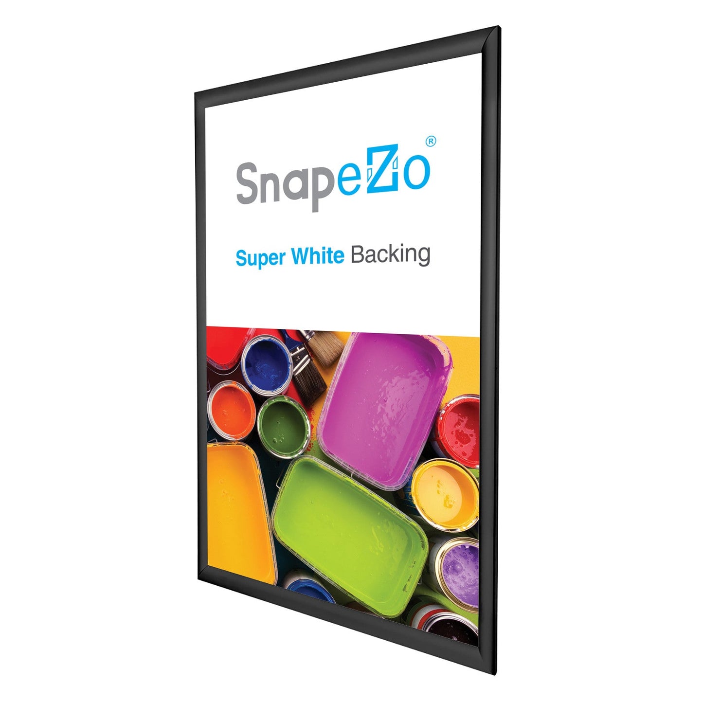 20x34 Black SnapeZo® Snap Frame - 1.2" Profile