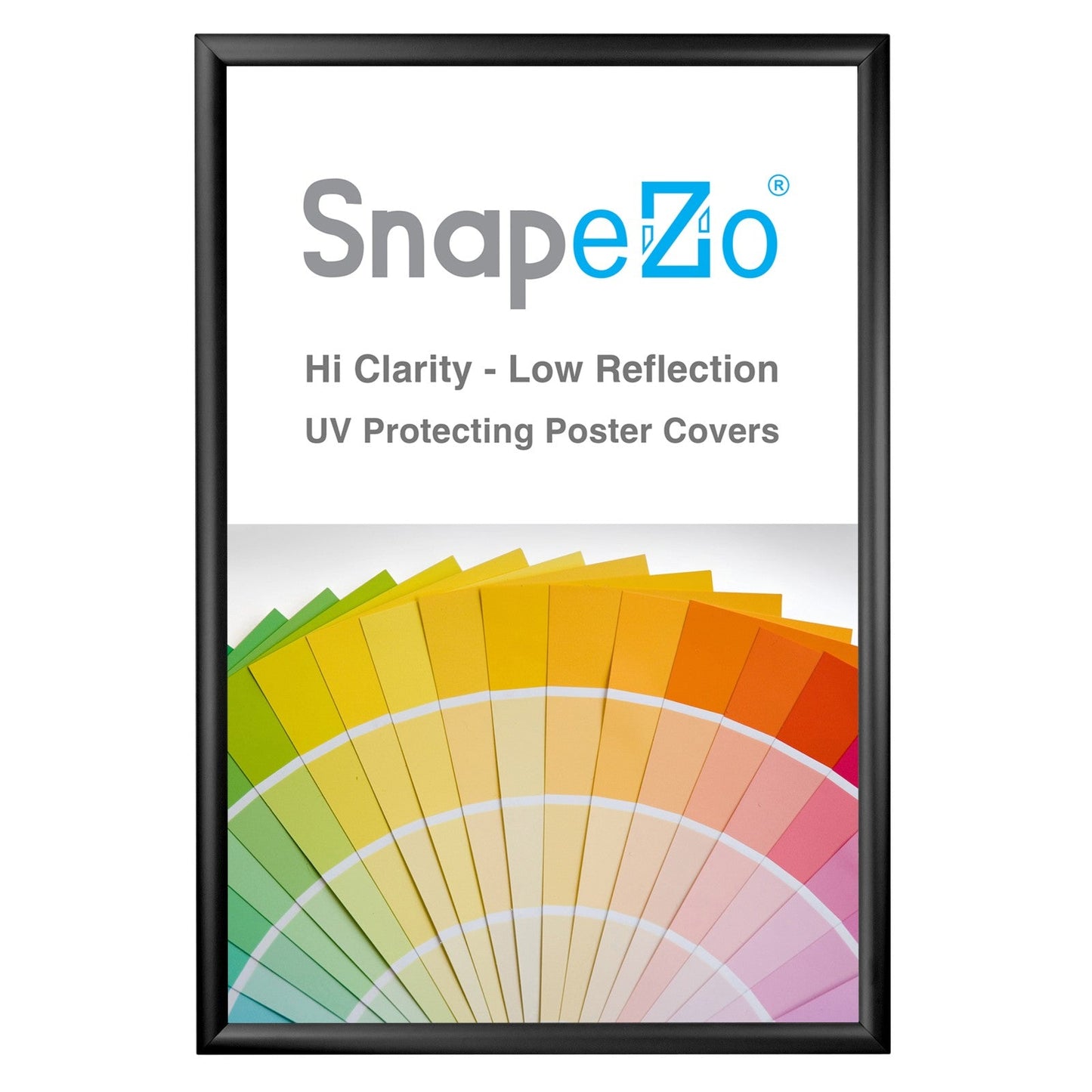Load image into Gallery viewer, 27x41 Black SnapeZo® Snap Frame - 1.2&amp;quot; Profile

