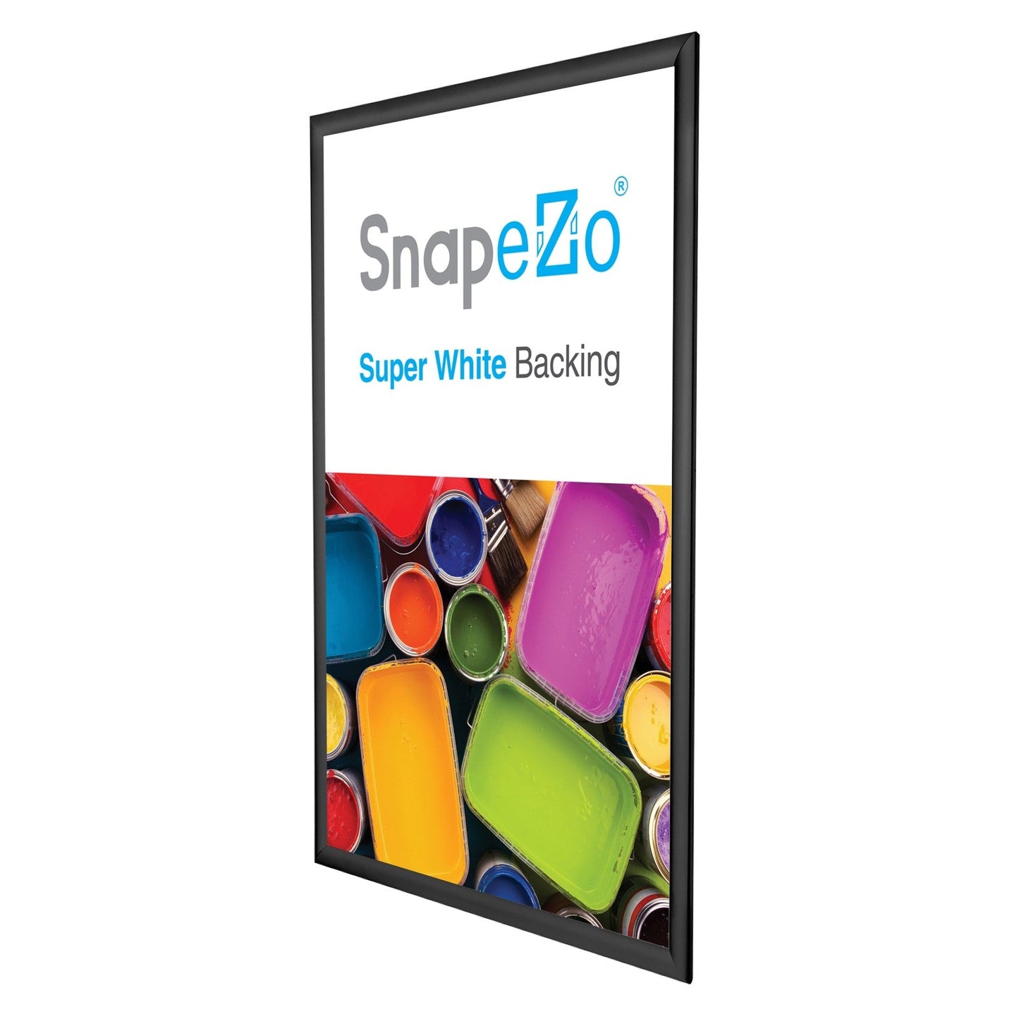 Load image into Gallery viewer, 26x40 Black SnapeZo® Snap Frame - 1.2&amp;quot; Profile

