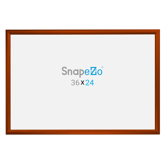 24x36 Brown SnapeZo® Snap Frame - 1.2" Profile
