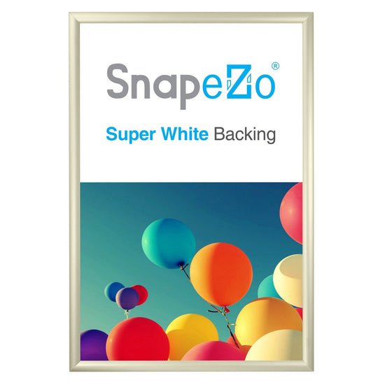 27x40 Cream SnapeZo® Snap Frame - 1.2" Profile