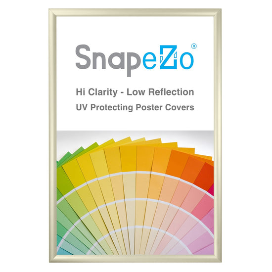 Load image into Gallery viewer, 27x41 Cream SnapeZo® Snap Frame - 1.2&amp;quot; Profile

