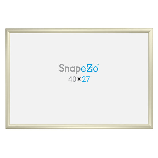 27x40 Cream SnapeZo® Snap Frame - 1.2" Profile