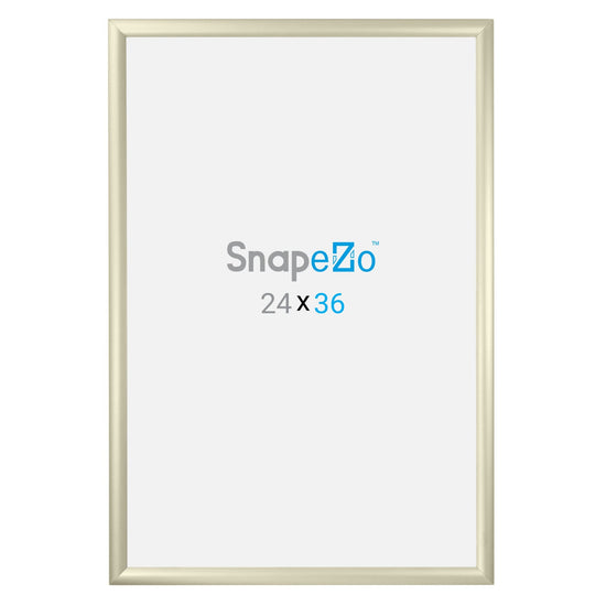24x36 Cream SnapeZo® Snap Frame - 1.2" Profile