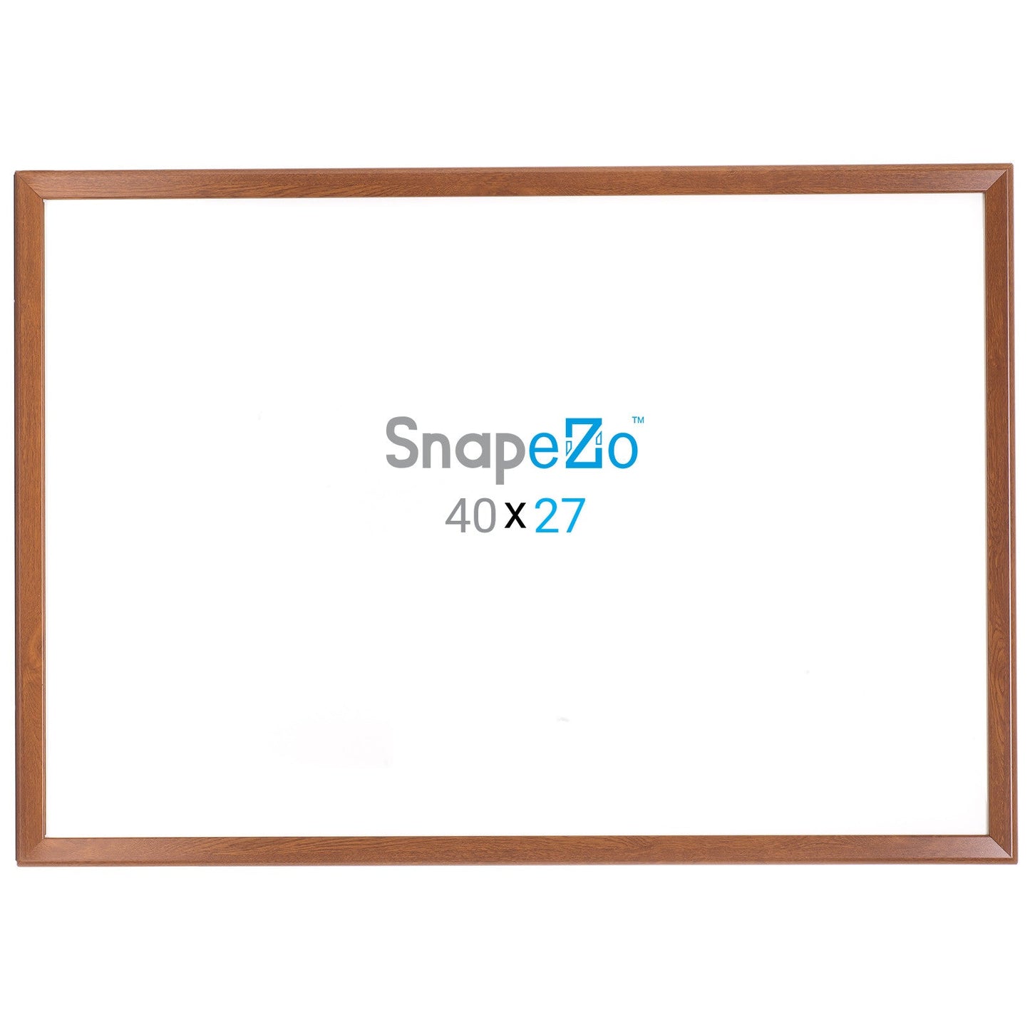 Load image into Gallery viewer, 27x40 Dark Wood SnapeZo® Snap Frame - 1.25&amp;quot; Profile
