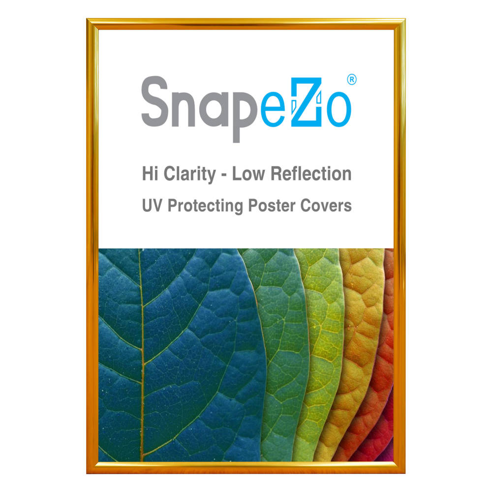 24x30 Gold Effect Poster Frame 1 Inch Snapezo®