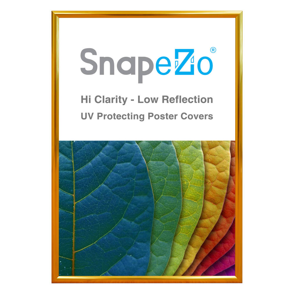22x28 Gold Effect Poster Frame 1 Inch Snapezo®