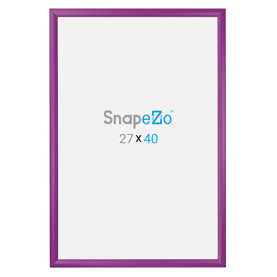 27x40 Purple SnapeZo® Snap Frame - 1.2" Profile