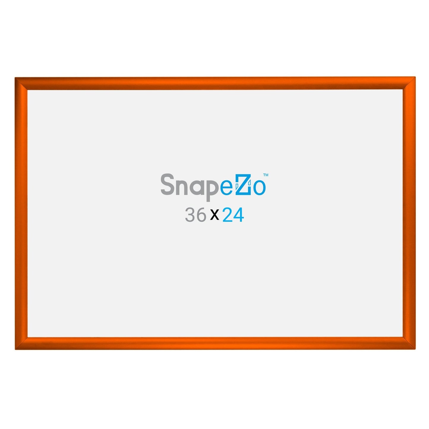 24x36 Orange SnapeZo® Snap Frame - 1.2" Profile