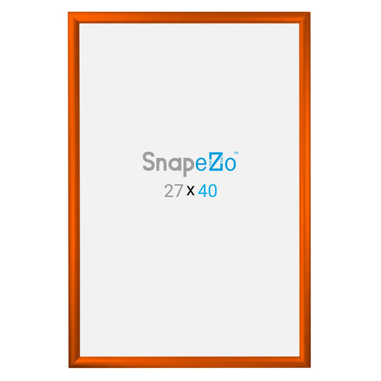 27x40 Orange SnapeZo® Snap Frame - 1.2" Profile