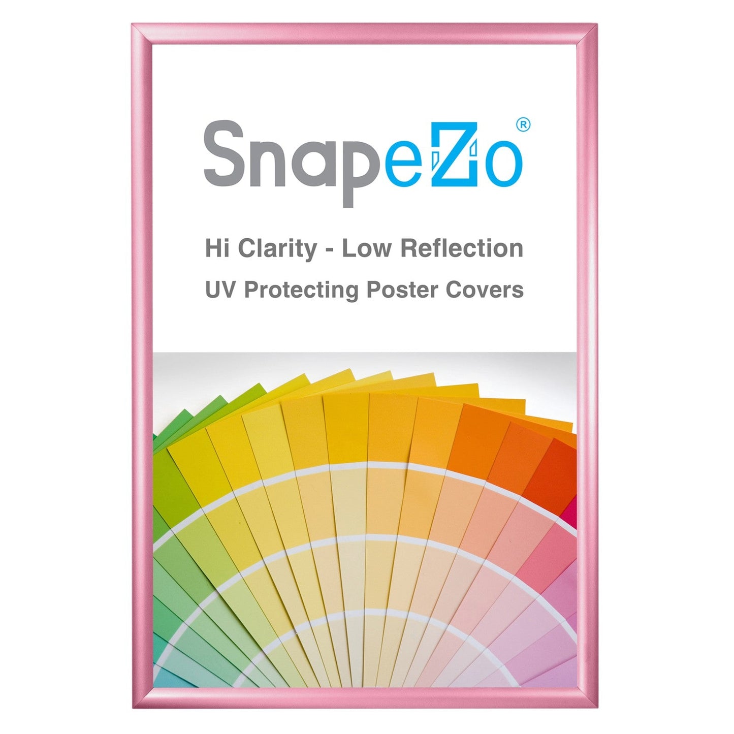 27x40 Pink SnapeZo® Snap Frame - 1.2" Profile