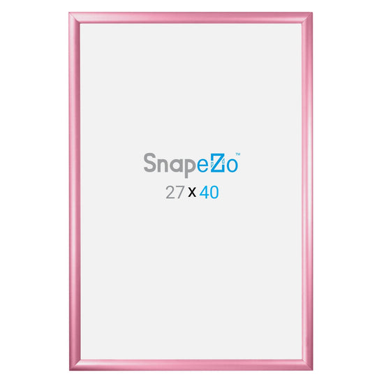 27x40 Pink SnapeZo® Snap Frame - 1.2" Profile