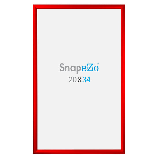 20x34 Red SnapeZo® Snap Frame - 1.2" Profile