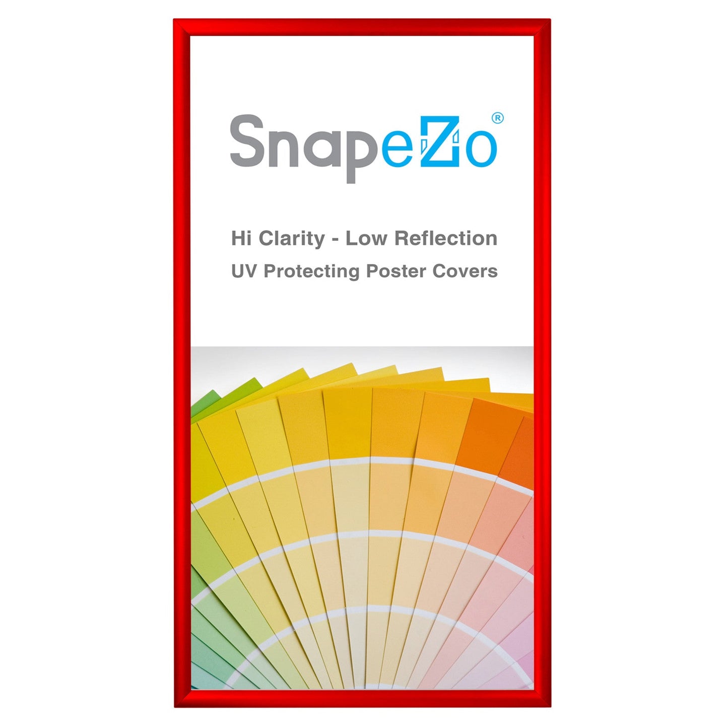 18x36 Red SnapeZo® Snap Frame - 1.2" Profile