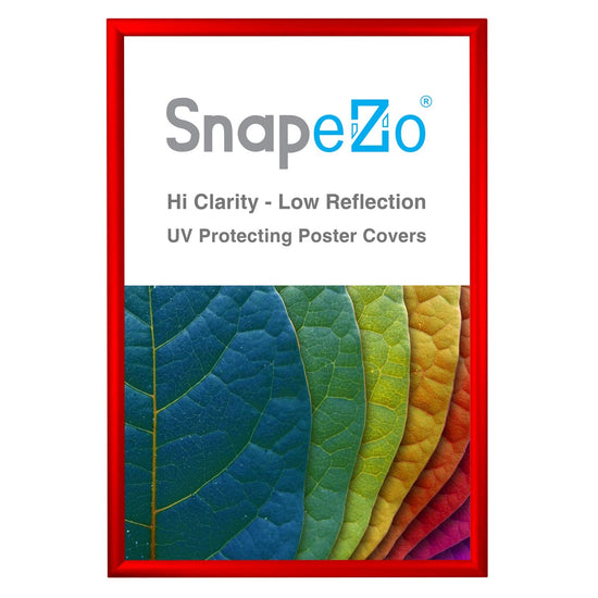 Load image into Gallery viewer, 27x41 Red SnapeZo® Snap Frame - 1.2&amp;quot; Profile
