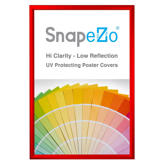 Load image into Gallery viewer, 27x41 Red SnapeZo® Snap Frame - 1.2&amp;quot; Profile
