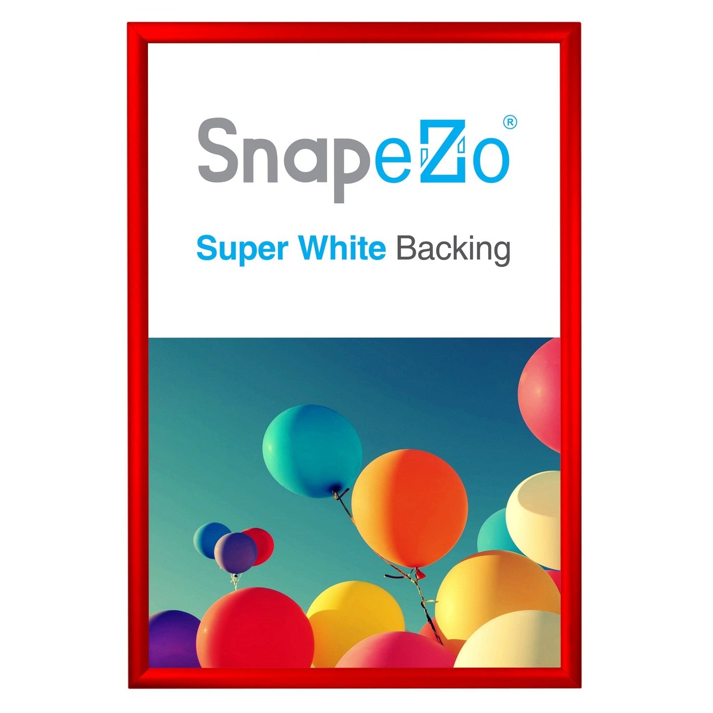 Load image into Gallery viewer, 28x42 Red SnapeZo® Snap Frame - 1.2&amp;quot; Profile
