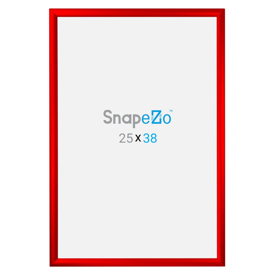 25x38 Red SnapeZo® Snap Frame - 1.2" Profile