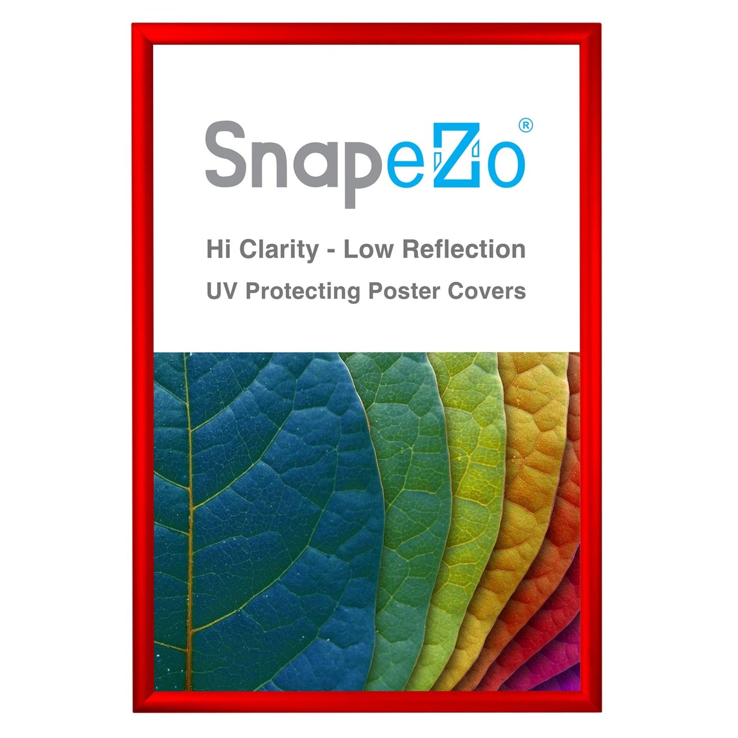 Load image into Gallery viewer, 23x35 Red SnapeZo® Snap Frame - 1.2&amp;quot; Profile
