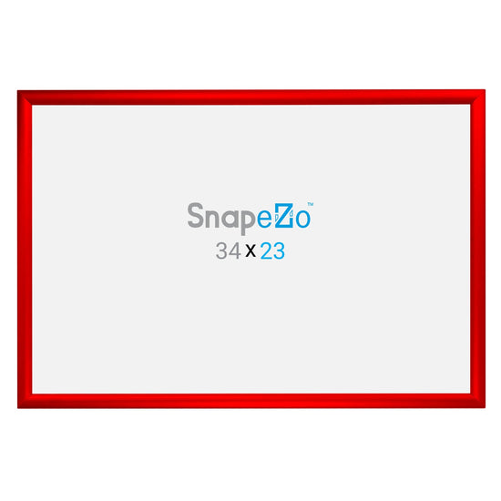 23x34 Red SnapeZo® Snap Frame - 1.2" Profile