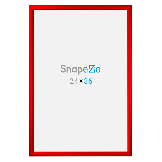 24x36 Red SnapeZo® Snap Frame - 1.2" Profile