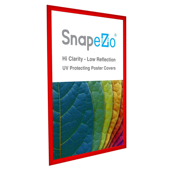Load image into Gallery viewer, 23x35 Red SnapeZo® Snap Frame - 1.2&amp;quot; Profile
