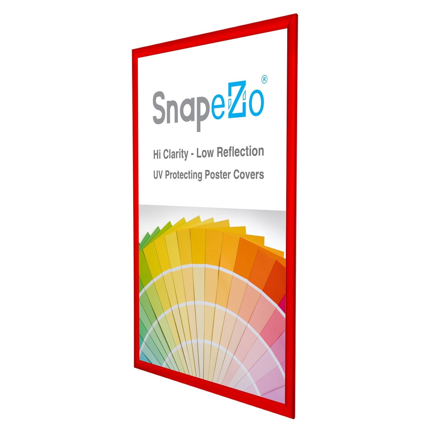 22x34 Red SnapeZo® Snap Frame - 1.2" Profile