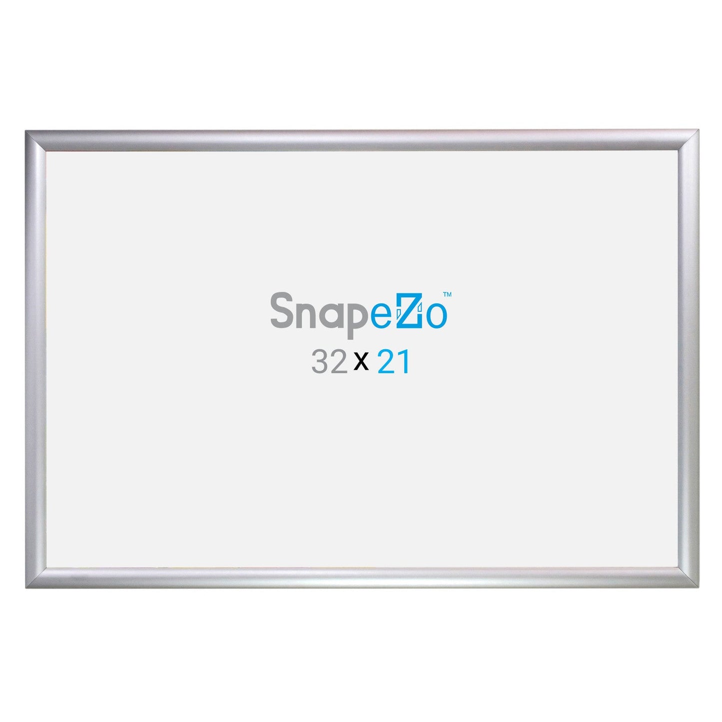 Load image into Gallery viewer, 21x32 Silver SnapeZo® Snap Frame - 1.2&amp;quot; Profile
