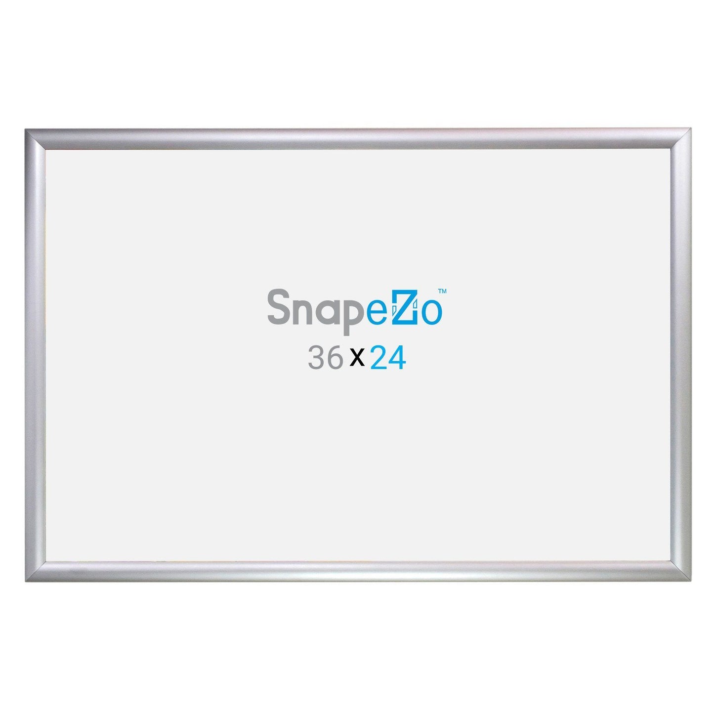 Load image into Gallery viewer, Silver movie poster SnapeZo® frame poster size 24X36 - 1.2 inch profile
