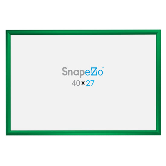 Load image into Gallery viewer, 27x40 Light Green SnapeZo® Snap Frame - 1.2&amp;quot; Profile

