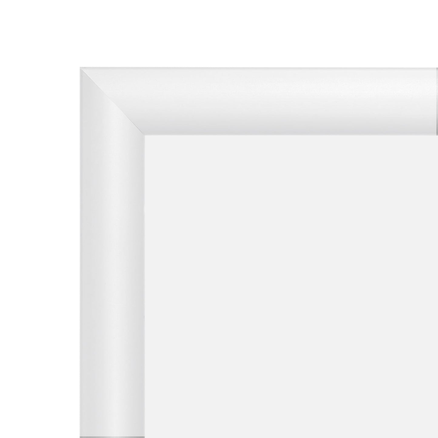27x41 White SnapeZo® Snap Frame - 1.2" Profile