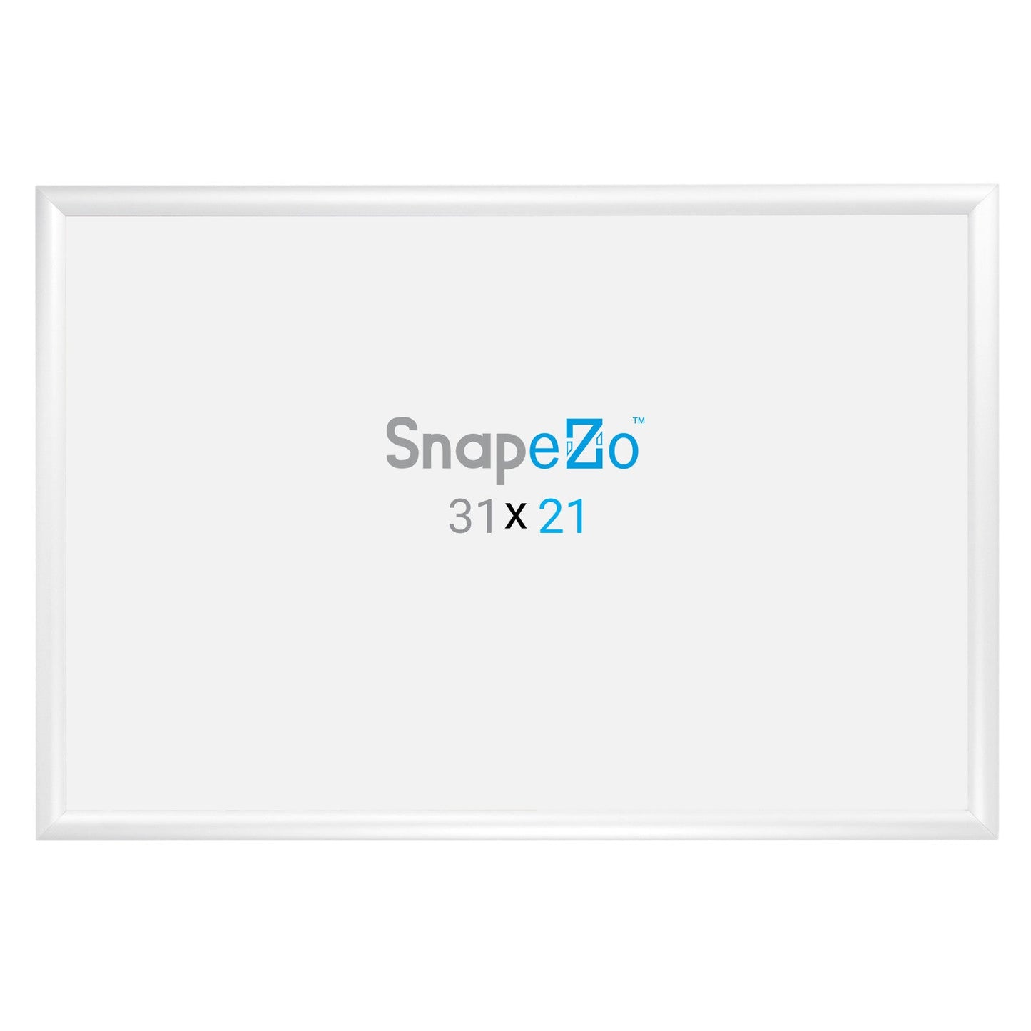 21x31 White SnapeZo® Snap Frame - 1.2" Profile