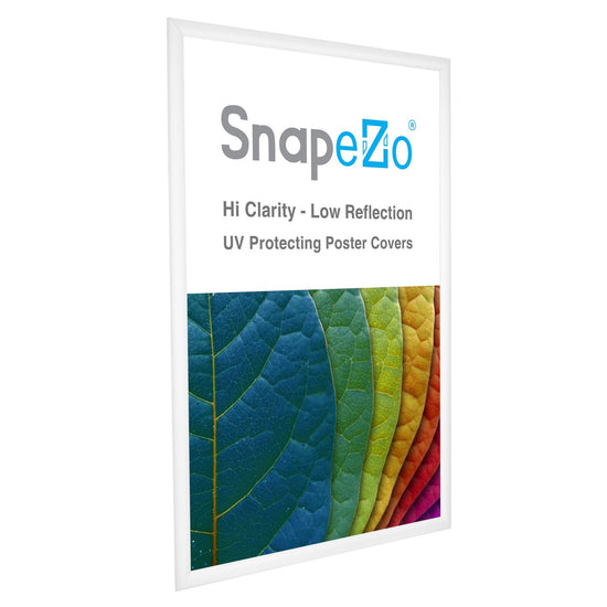 Load image into Gallery viewer, 26x39 White SnapeZo® Snap Frame - 1.2&amp;quot; Profile
