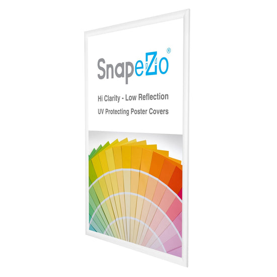 Load image into Gallery viewer, 24x36 White SnapeZo® Snap Frame - 1.2&amp;quot; Profile
