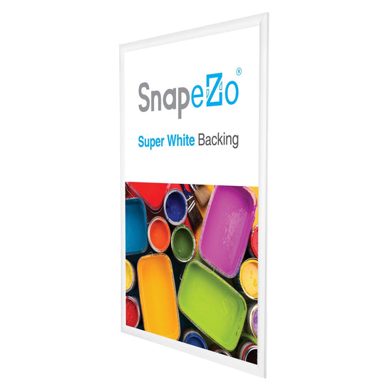 23x34 White SnapeZo® Snap Frame - 1.2" Profile