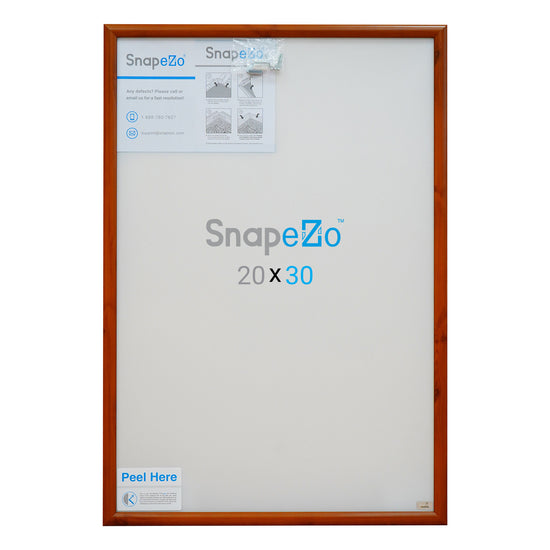 20x30 Wood Effect Poster Frame 1 Inch Snapezo®
