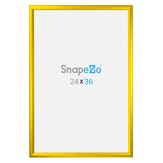 24x36 Yellow SnapeZo® Snap Frame - 1.2" Profile